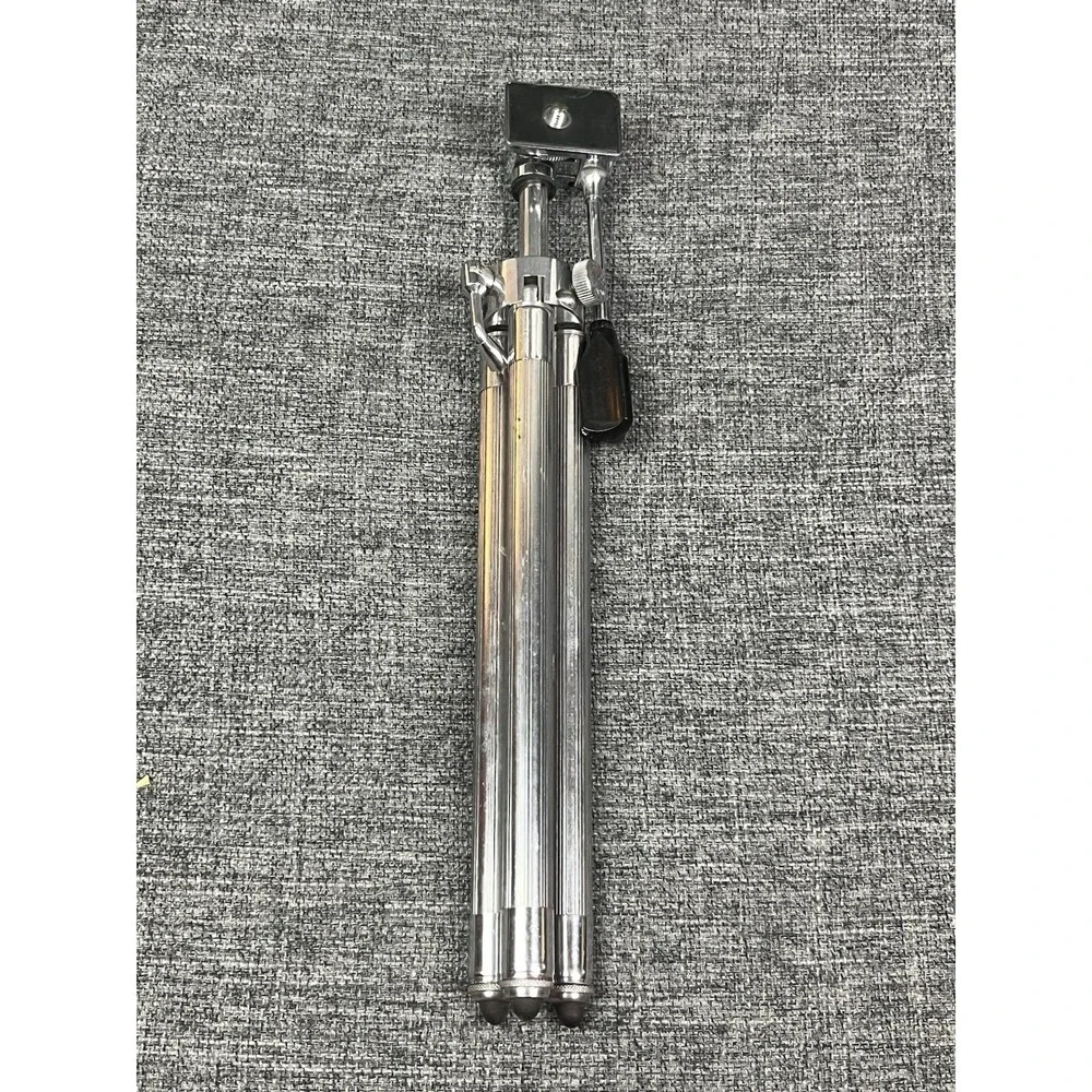 Vintage SUNSET Tabletop Telescoping Chrome‎ Tripod With Case Japan 11